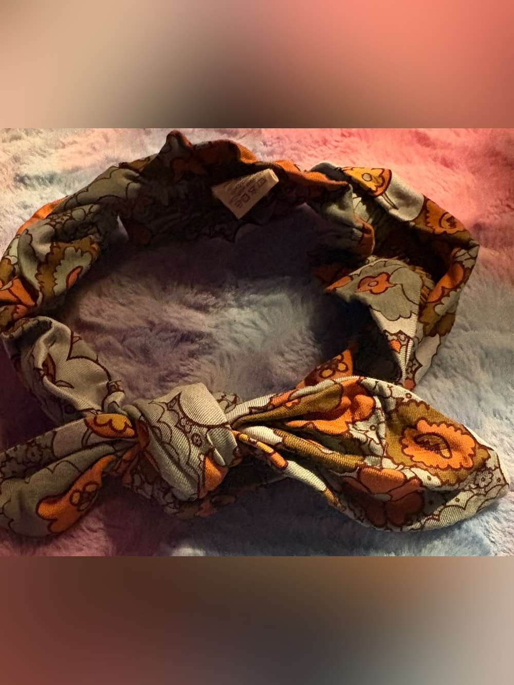 Kate Quinn girls size large mid century floral bow